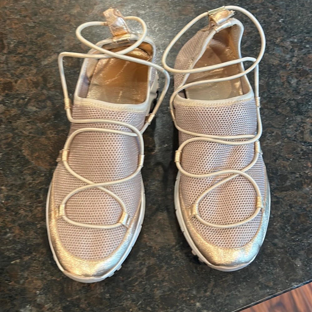 Jimmy Choo shoes never worn out of the house.